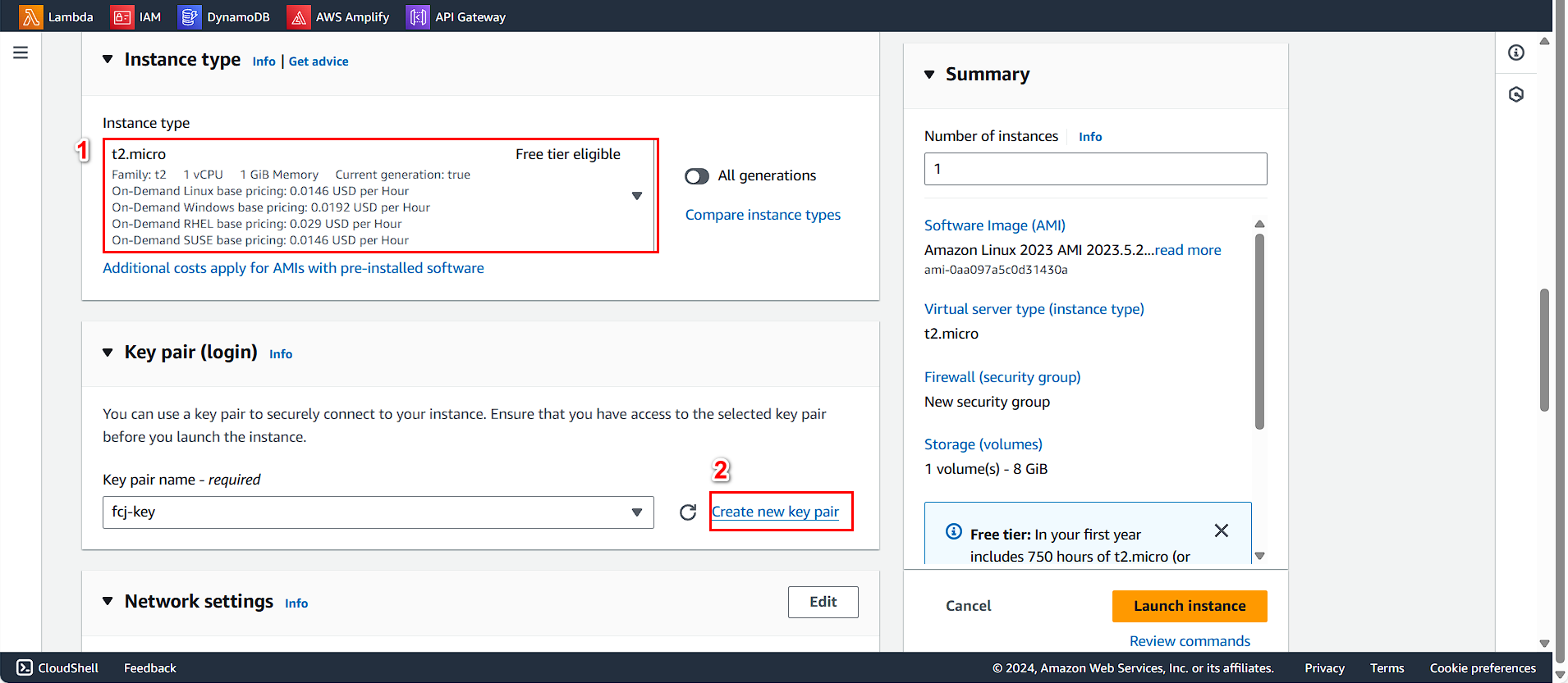 Instance Type Selection