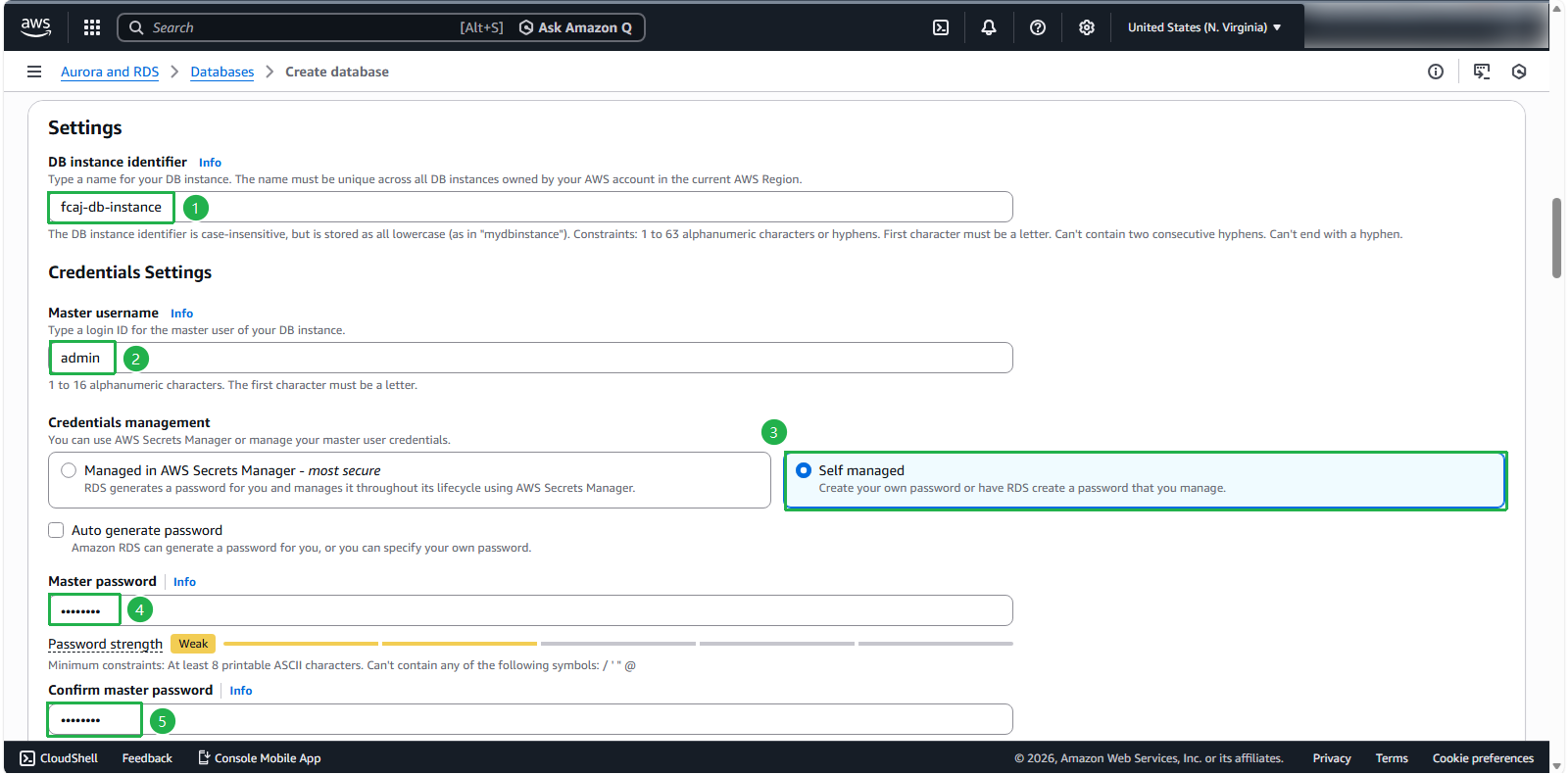 Instance Specifications