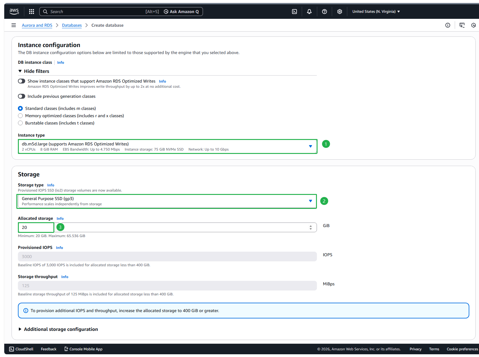 Instance Specifications