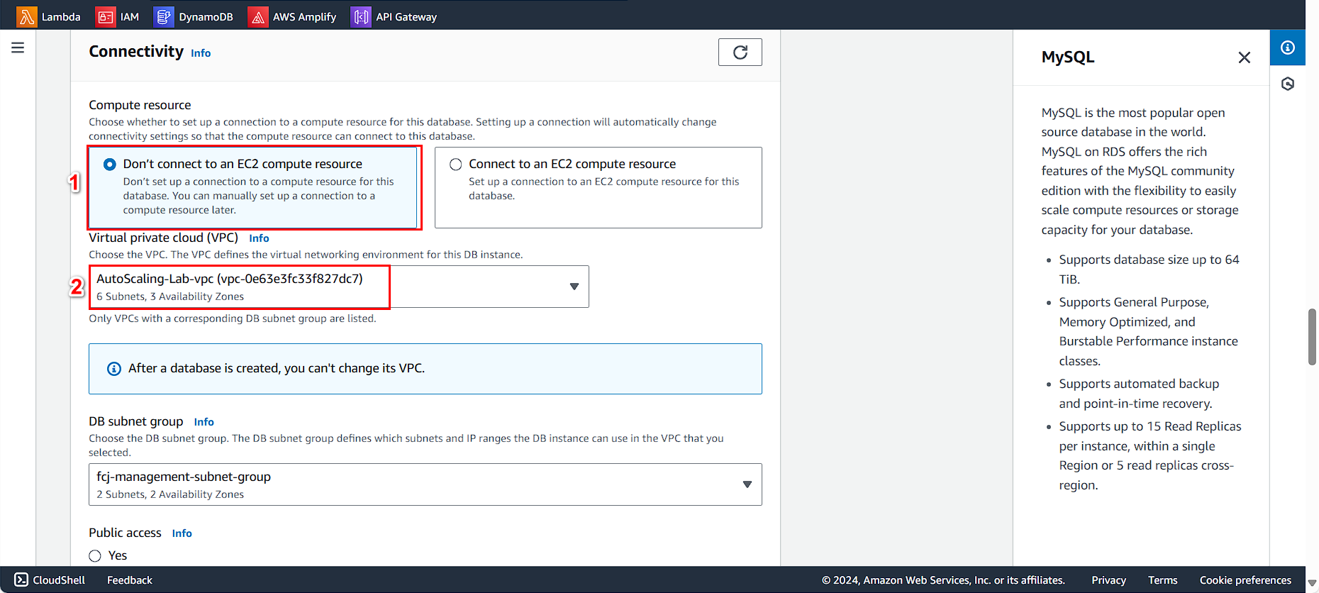Connectivity Configuration