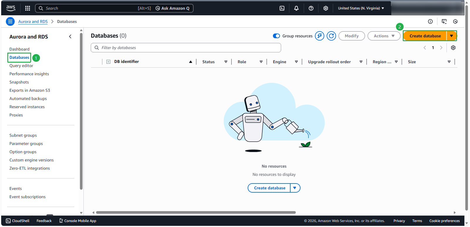 Create Database