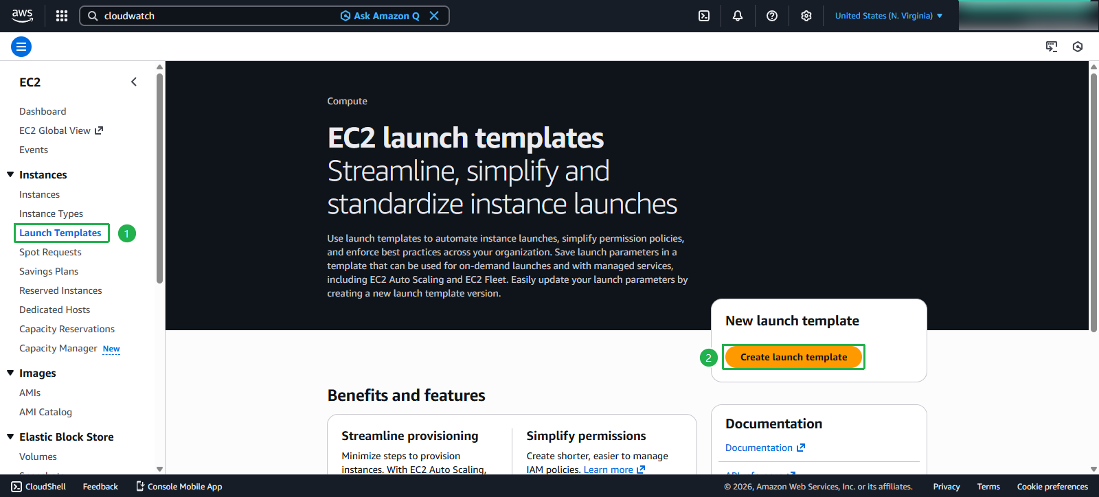 Create Launch Template