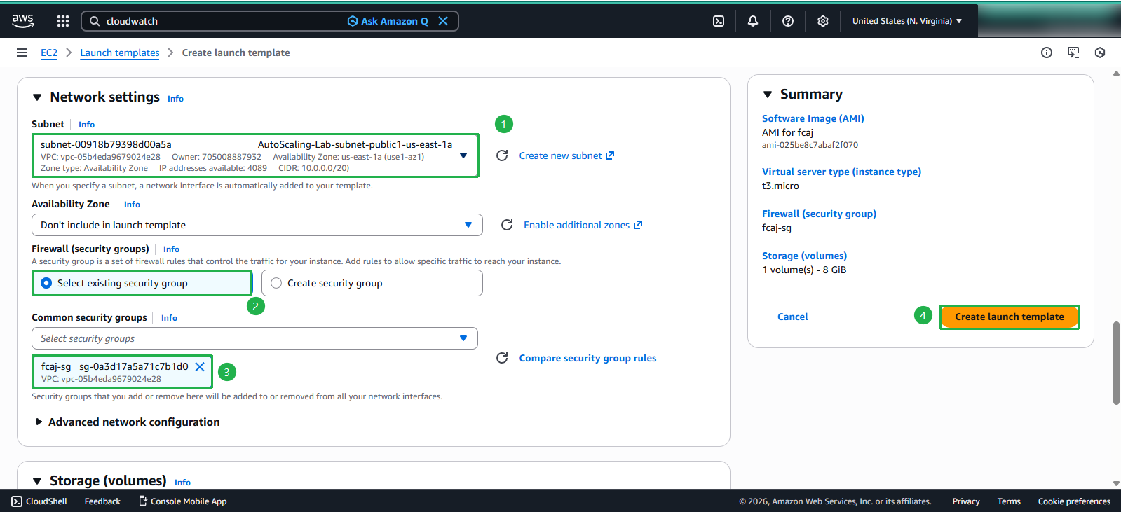 Instance Configuration