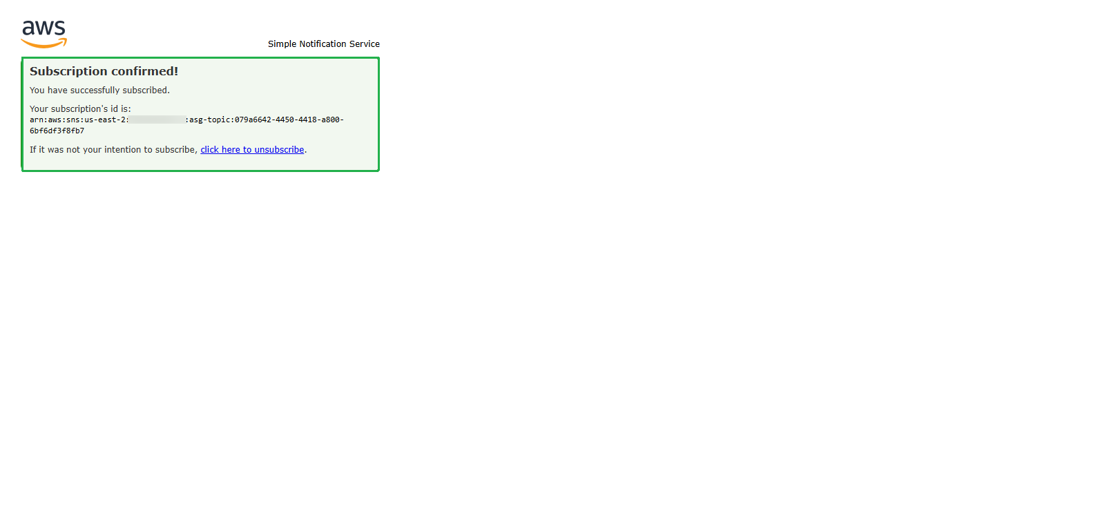 Notification Configuration