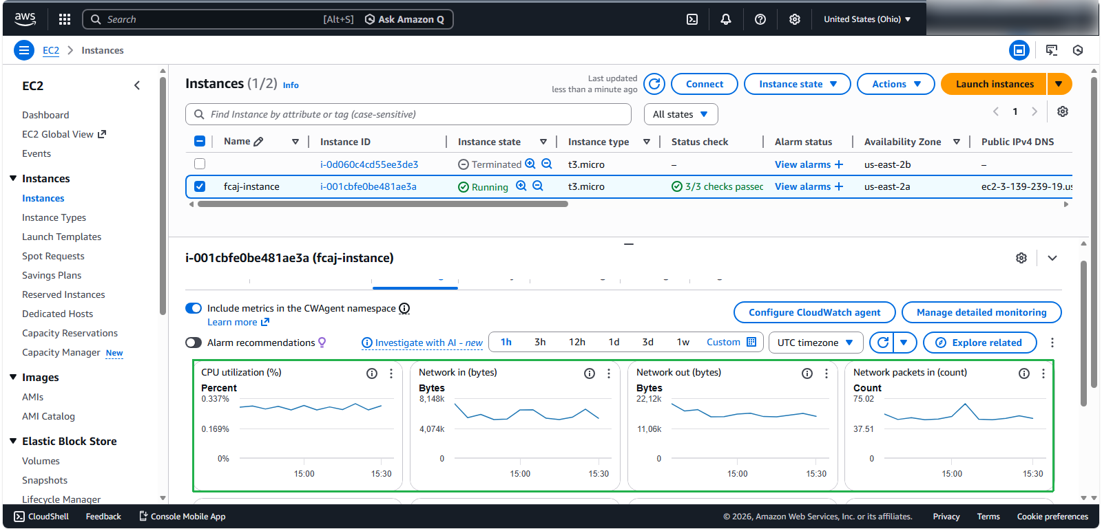 Single Instance Metrics