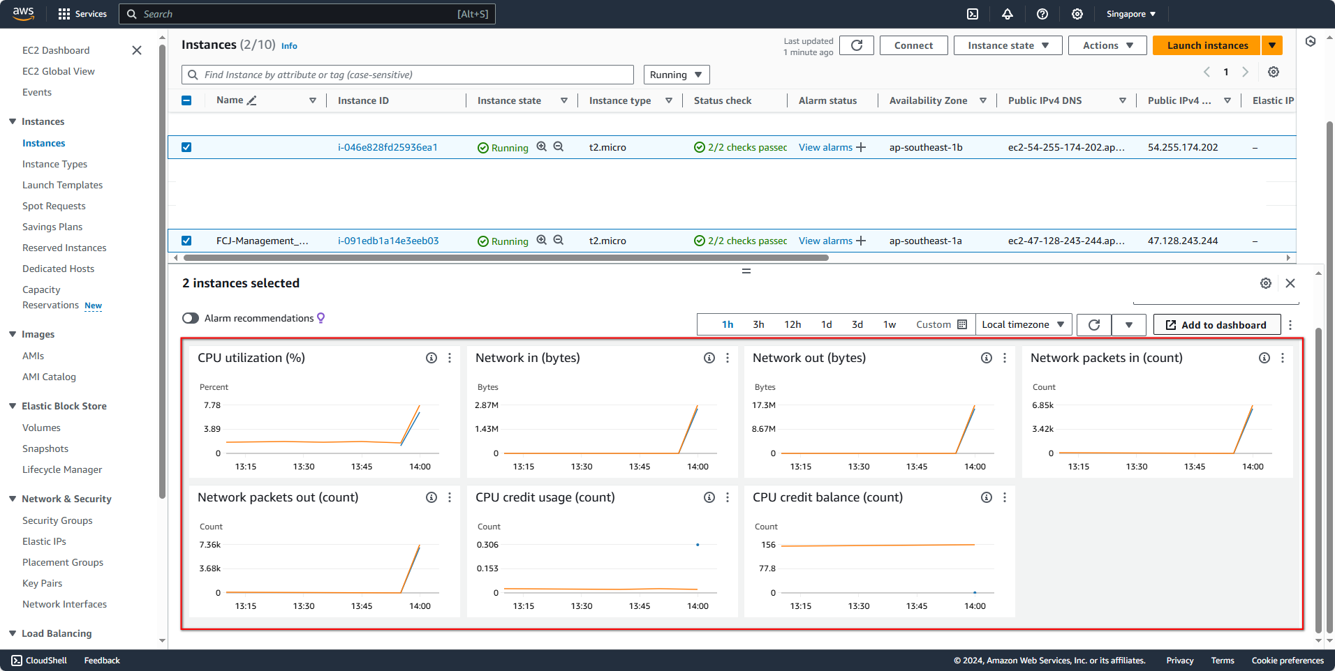 Initial Performance Metrics