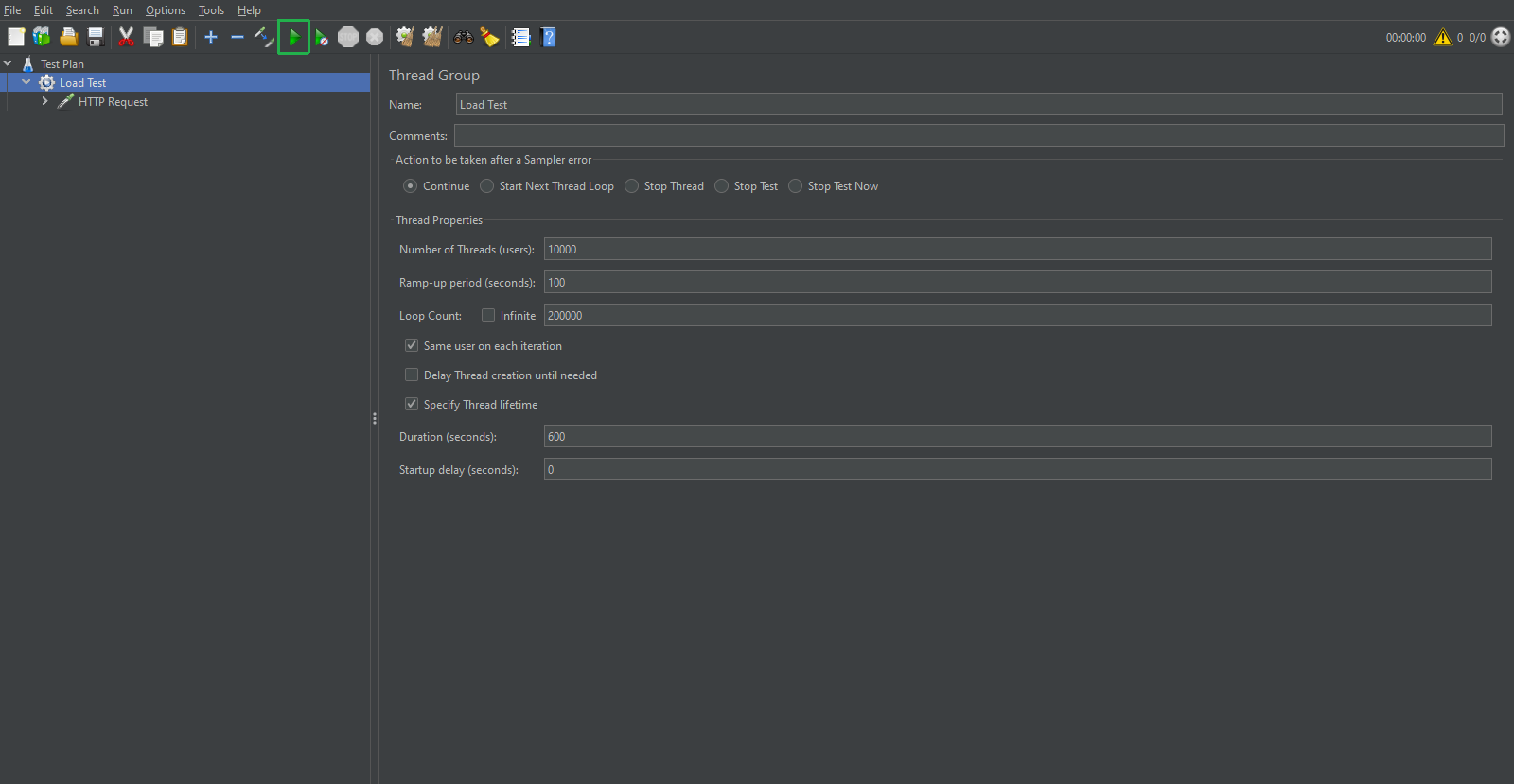 Load Testing Program