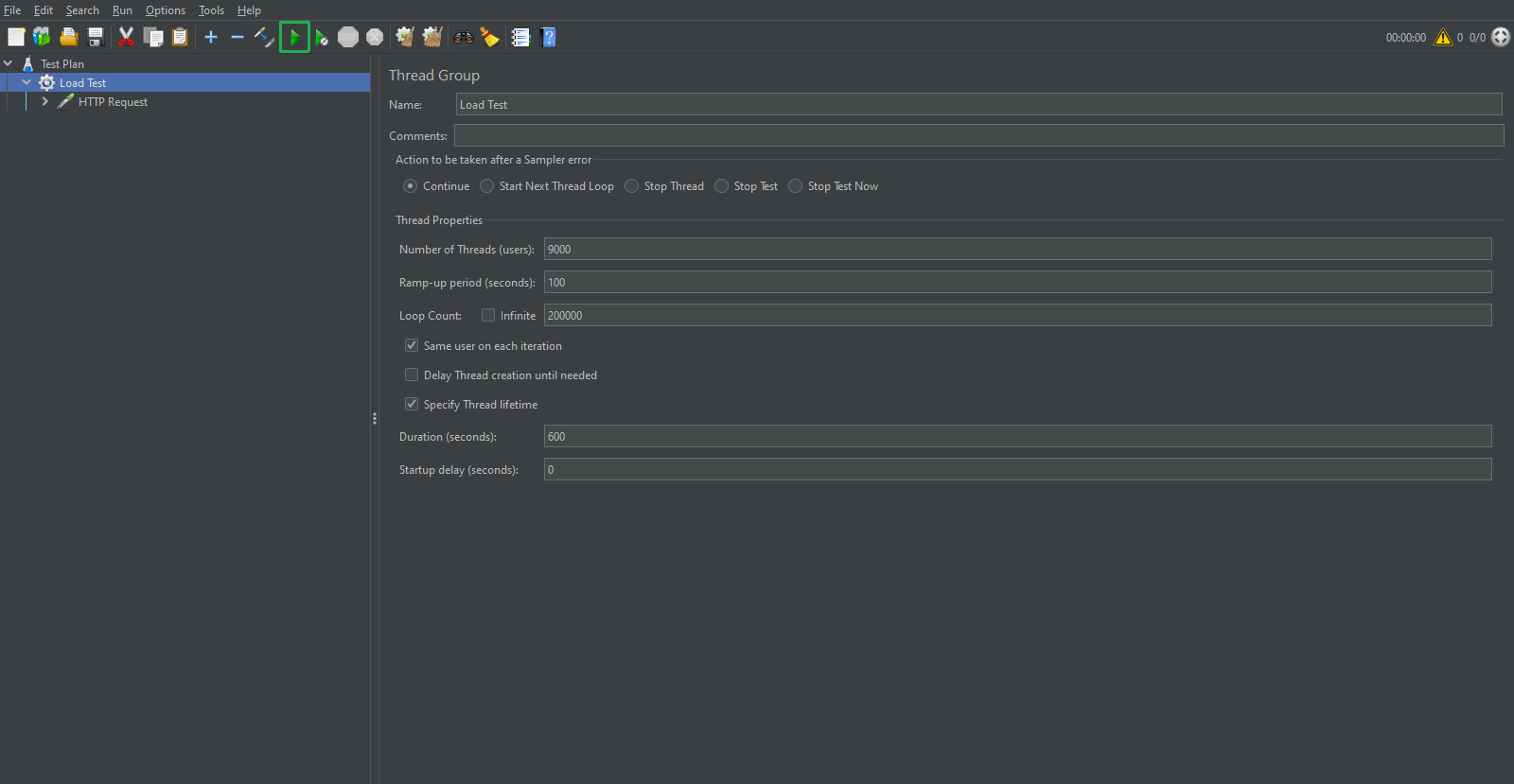 Load Testing Program